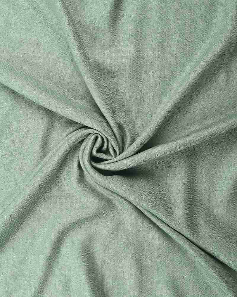 Pashmina Wool Diamond Weave Shawl Green